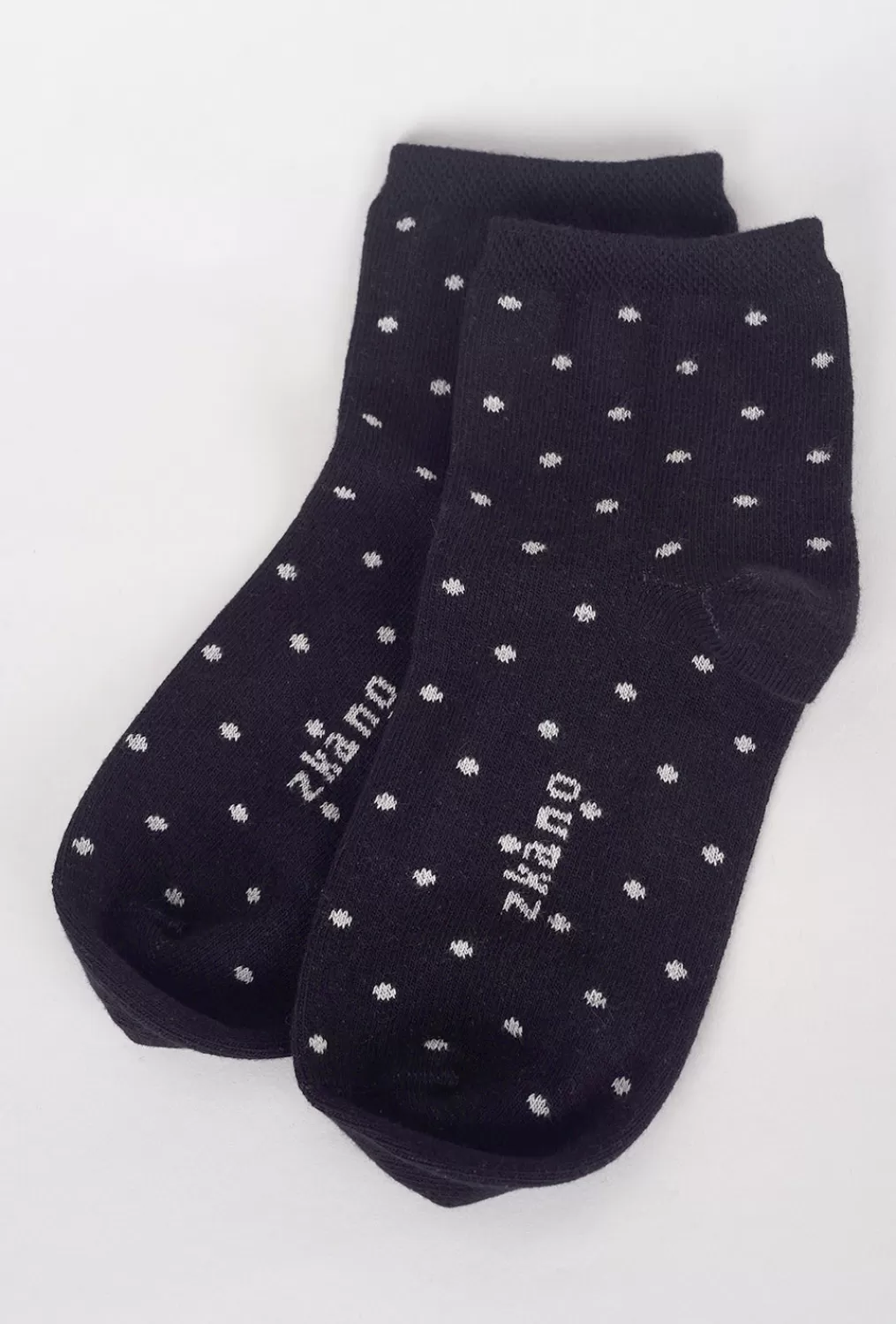 Store Evie Lou Alice Polka Dot Anklet, Black
