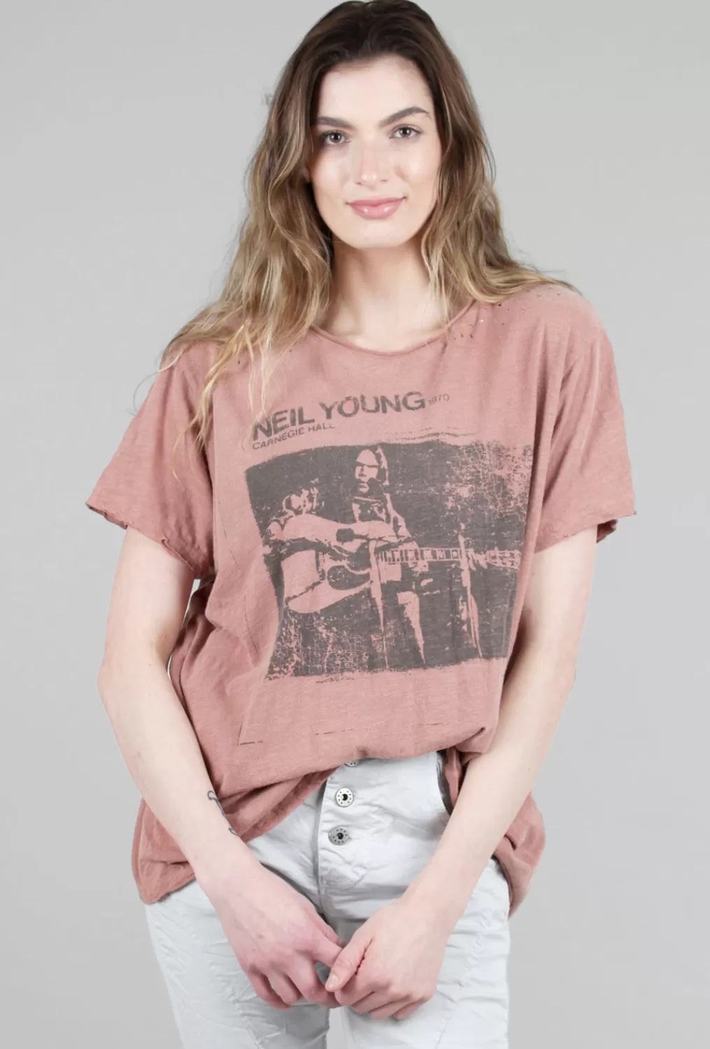 Fashion Evie Lou Boyfriend Tee, Bisou/Carnegie Hall