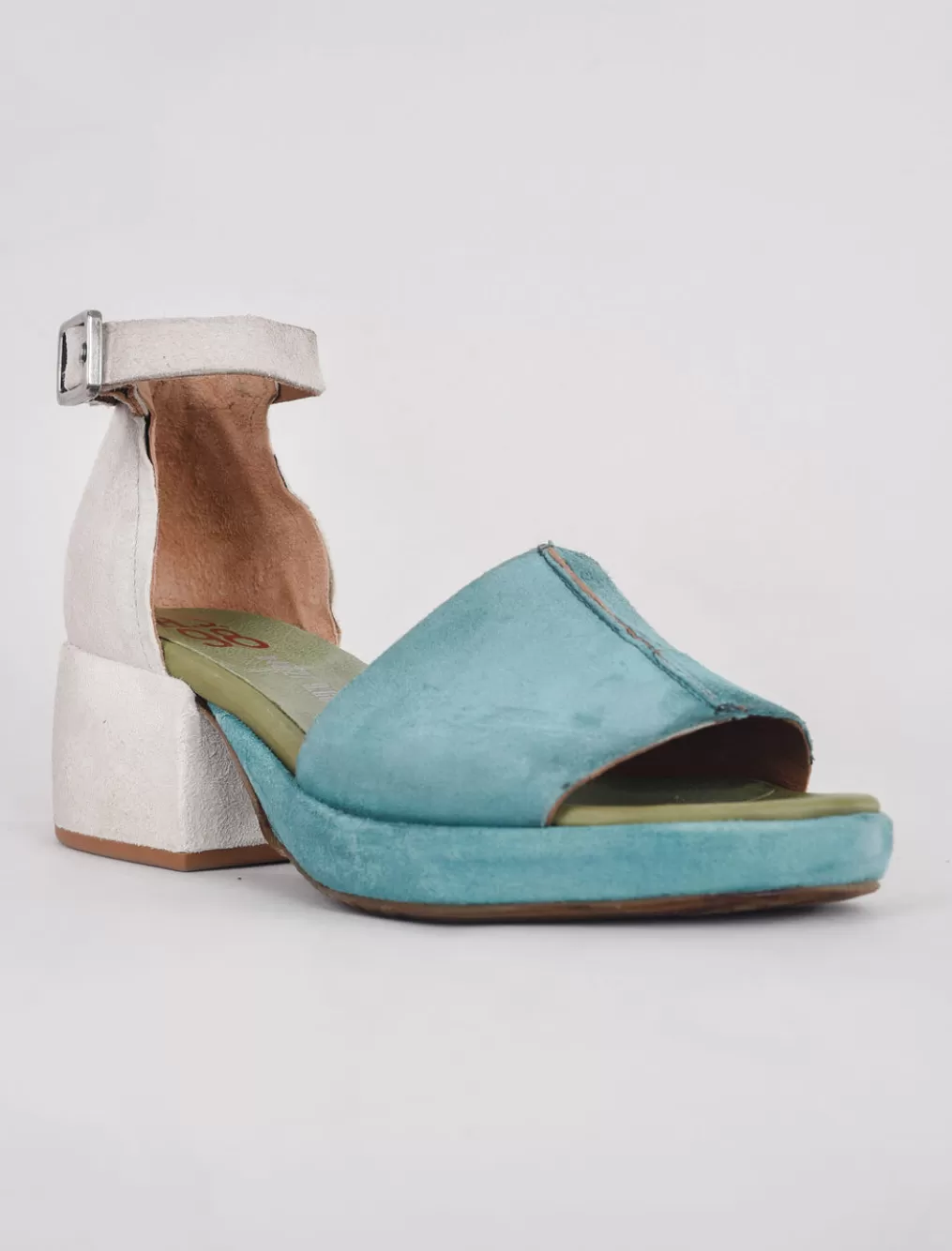 Sale Evie Lou Cru Block Heel, Emerald