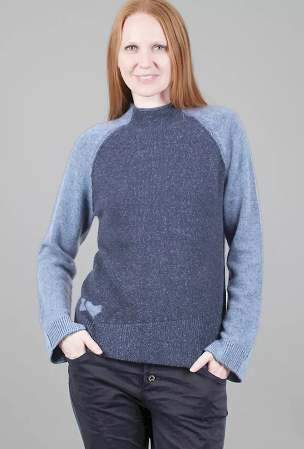 Cheap Evie Lou Cupid Pullover, Navy