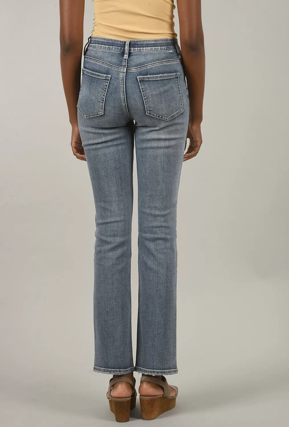 Cheap Evie Lou Eloise Bootcut Denim, Mid-Vintage Blue