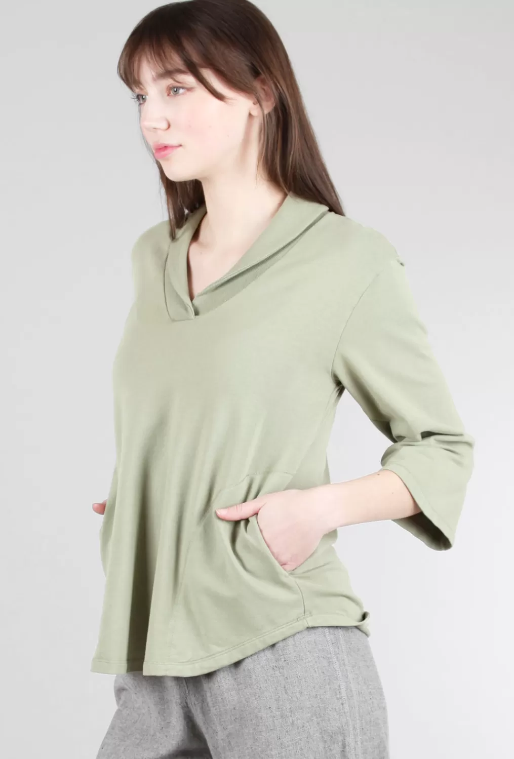 Store Evie Lou Henley Swing Top, Fern