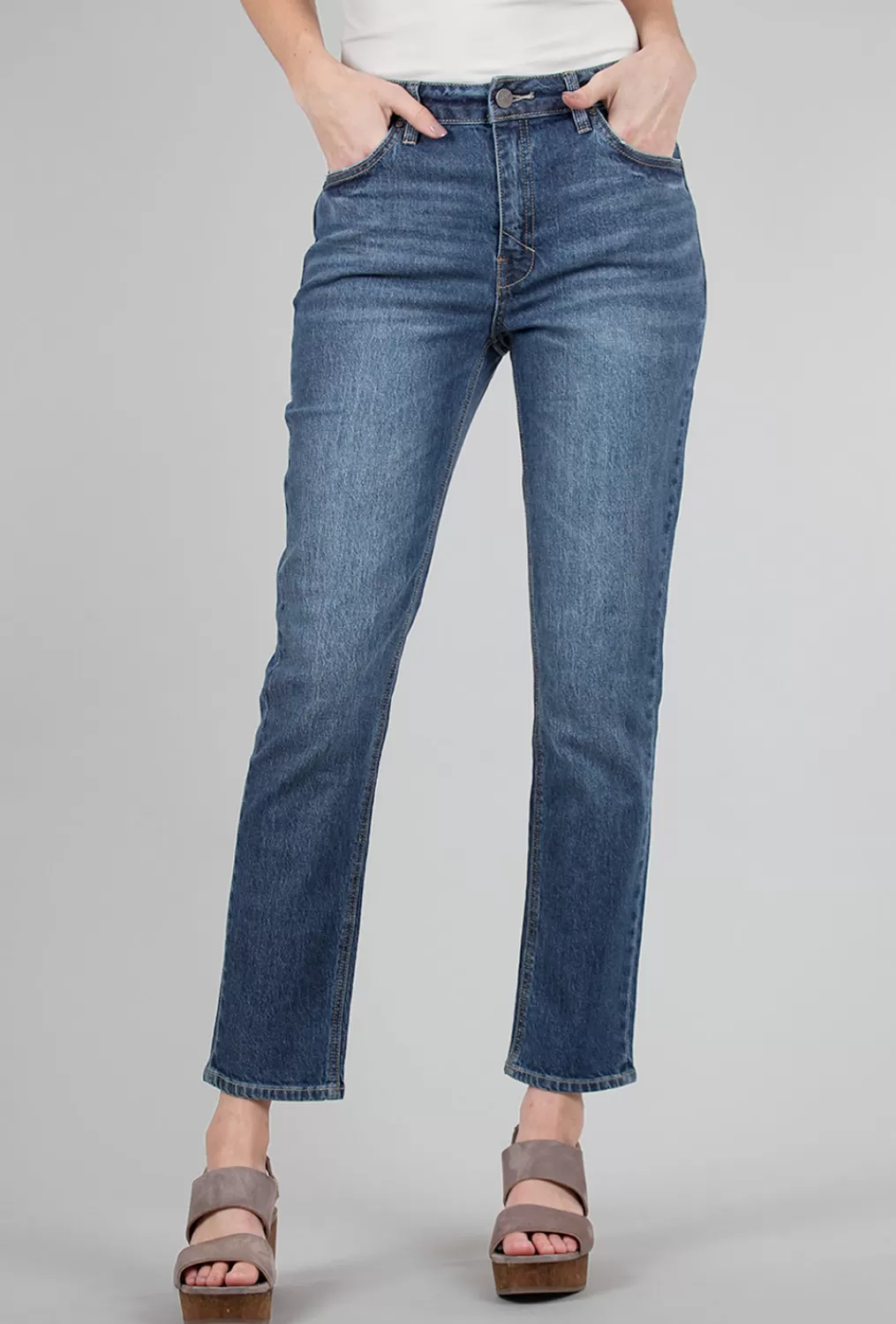 Best Evie Lou Joan Jeans, Inkling Blue