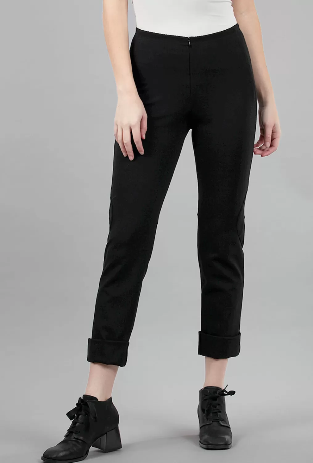 Best Sale Evie Lou Tomba Ponte Pant, Black