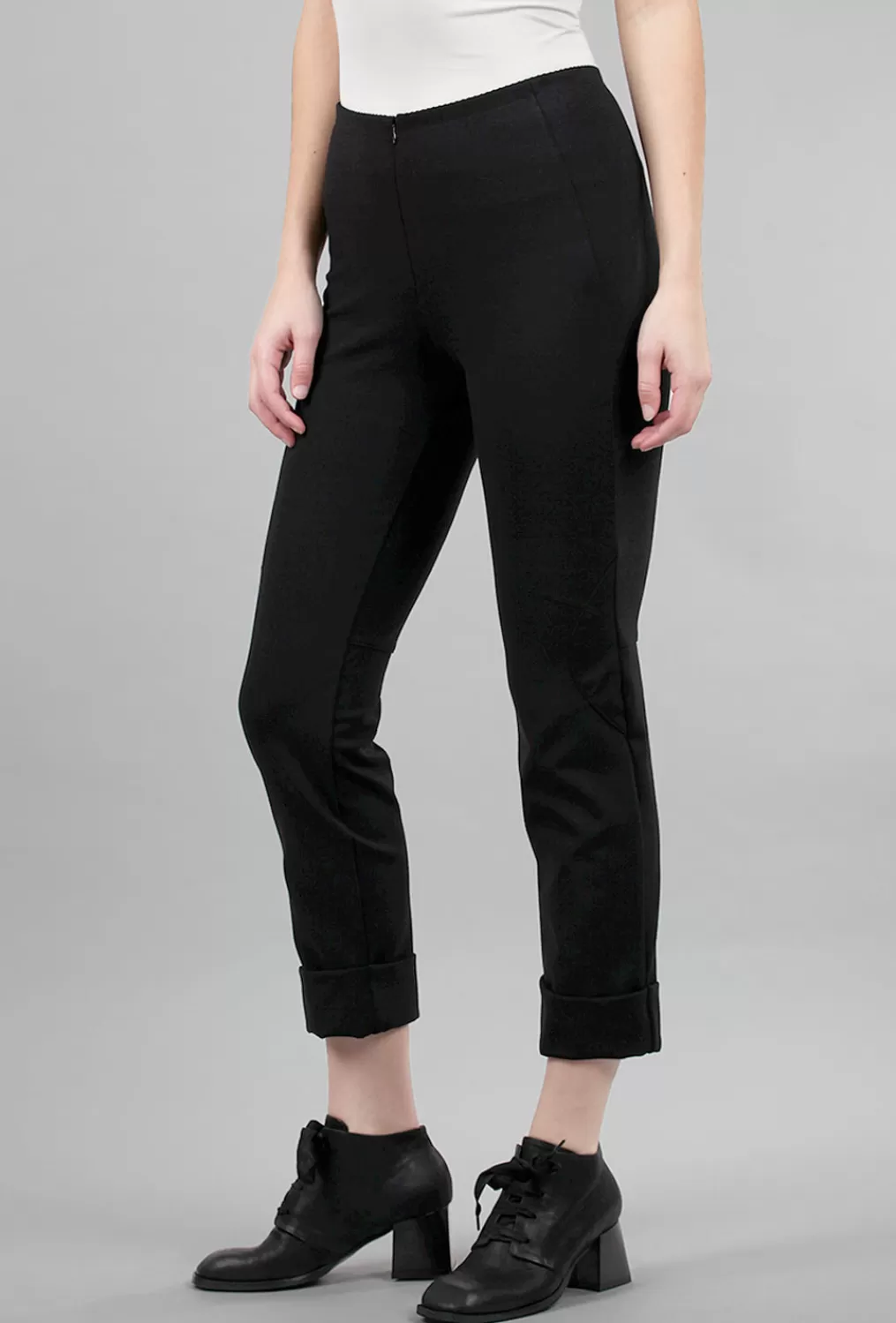 Best Sale Evie Lou Tomba Ponte Pant, Black