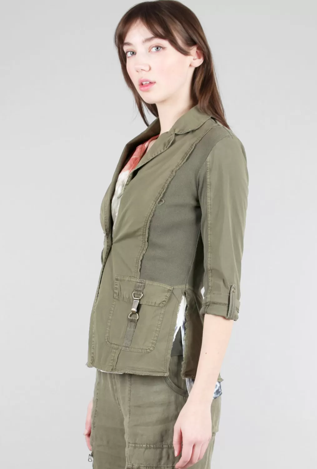 Clearance Evie Lou Winslow Blazer, Kombu Olive